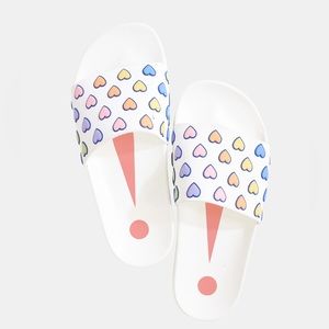 roller rabbit disco heart slides